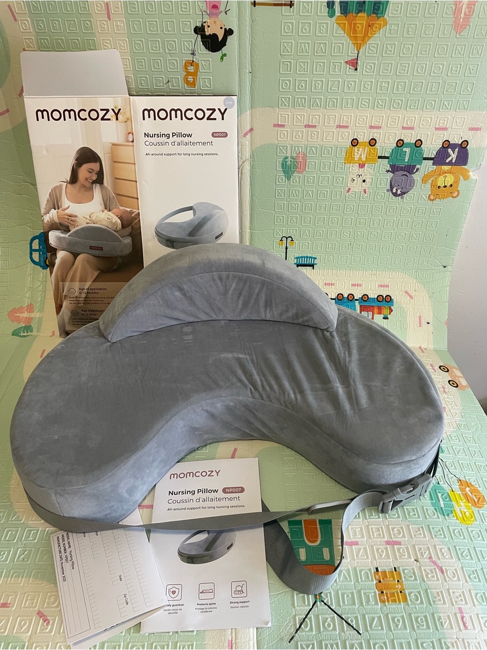 Momcozy Innovative Safety Guard Nursing Pillow - Picture 8 of 11